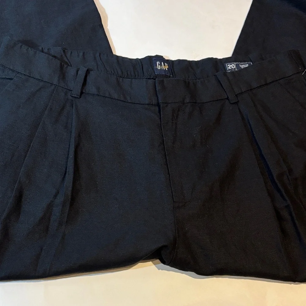 Gap Black wide leg pants trousers 20 New - Picture 3 of 12